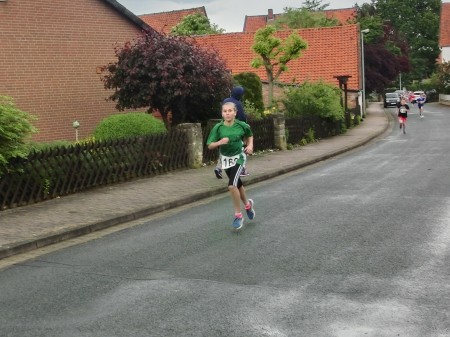 Leonie nach der Hälfte des Rennen´s.