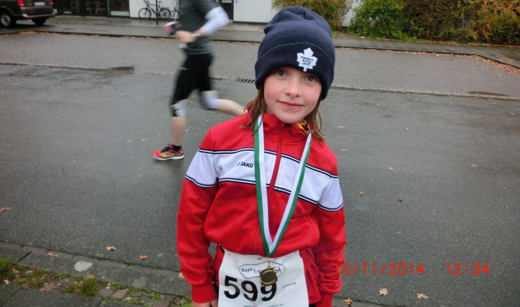 Johanna hat es geschafft. Die Laufzeit war sogar besser im letzten Jahr.