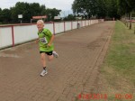 Erik hat gleich seinen ersten Lauf geschafft.