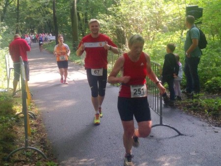 Julian (Nr. 67) bei seinem Zieleinlauf